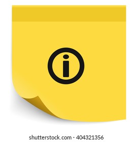 Information sign icon.