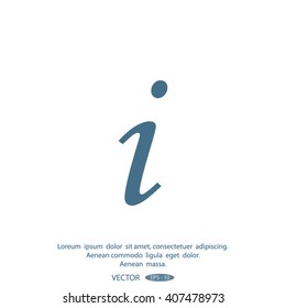 Information sign icon.