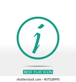 Information sign icon