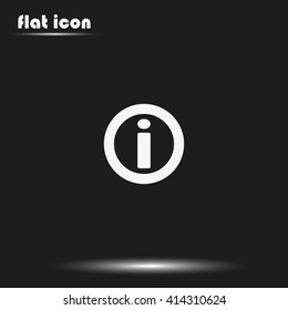 Information sign icon.
