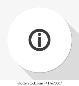 Information sign icon.
