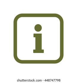 Information sign icon.