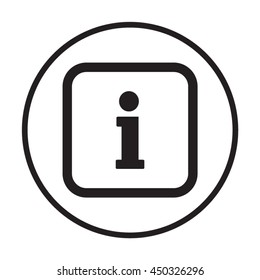 Information sign icon.