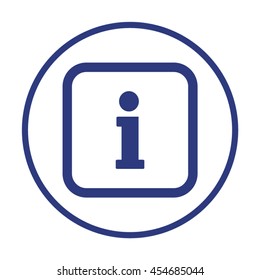 Information sign icon.