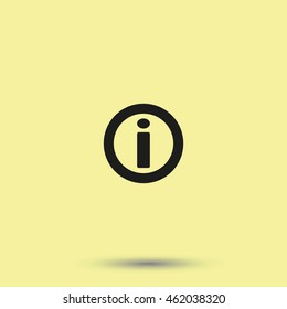 Information sign icon.