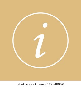 Information sign icon.