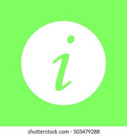 Information sign icon.