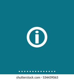 Information sign icon.