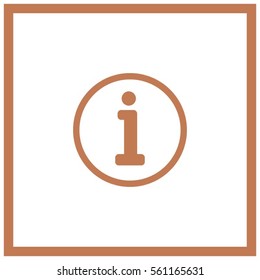 Information sign icon