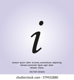Information sign icon.