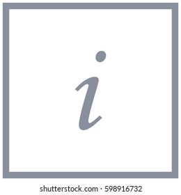 Information sign icon.
