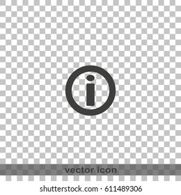 Information sign icon.