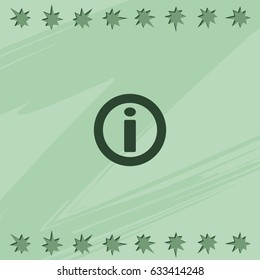 Information sign icon.
