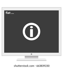 Information sign icon.