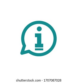 Design-Vektorillustration des Informationszeichens 