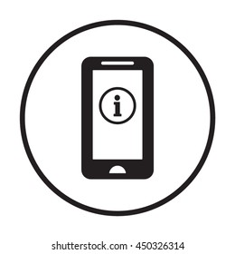 Information  sign icon. Flat design.