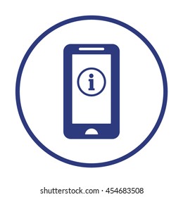 Information  sign icon. Flat design.