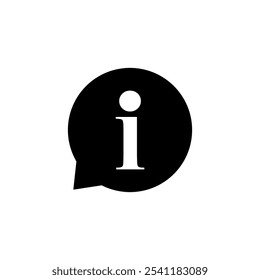 Diseño del logotipo del icono de la muestra de información. sobre nosotros signo y símbolo. icono del signo de interrogación