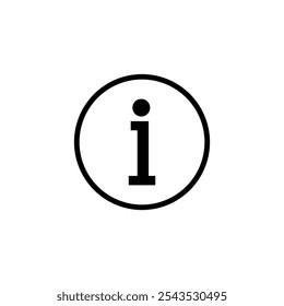 Information sign icon logo design. about us sign and symbol. question mark icon