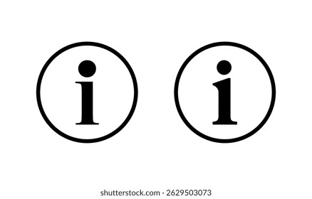 Information sign icon logo design. about us sign and symbol. question mark icon