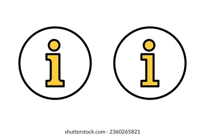 Icono de signo de información establecido para la aplicación web y móvil. sobre nosotros firmar y símbolo. icono de signo de interrogación
