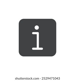 Information sign icon simple vector symbol