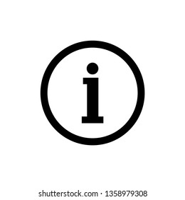 Information sign and icon style