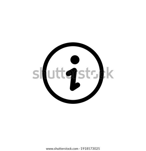 Information sign icon. Support and helpdesk icon symbol\
vector illustration\
