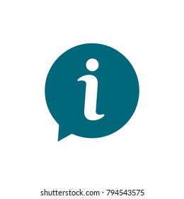 information sign icon, information sign icon in trendy flat style 
