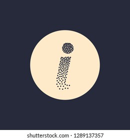Information sign icon vector