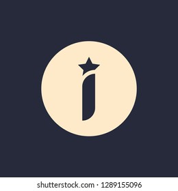 Information sign icon vector