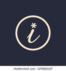 Information sign icon vector