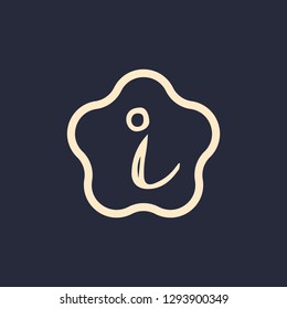Information sign icon vector
