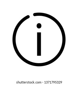 information sign icon - Vector