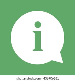 Information sign icon vector