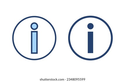 Information sign icon vector. about us sign and symbol. question mark icon