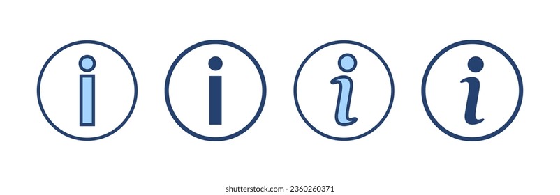 Information sign icon vector. about us sign and symbol. question mark icon