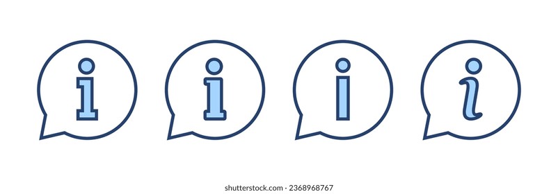 Information sign icon vector. about us sign and symbol. question mark icon