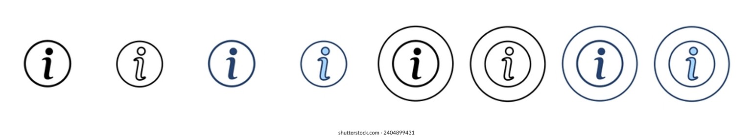 Information sign icon vector. about us sign and symbol. question mark icon