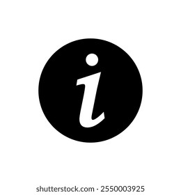Icono de signo de información. sobre nosotros signo y Vector. signo de interrogación
