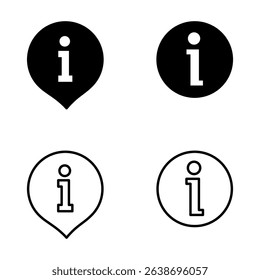 Information sign icon vector. about us sign and symbol. question mark icon