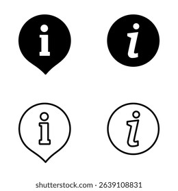 Information sign icon vector. about us sign and symbol. question mark icon
