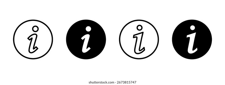 Information sign icon vector. about us sign and symbol. question mark icon