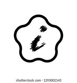 Information sign icon vector - Black