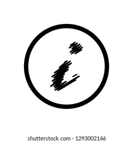 Information sign icon vector - Black