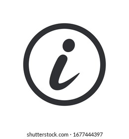 Information sign icon vector illustration