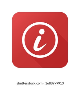Information sign icon vector illustration