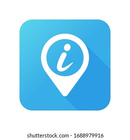 Ilustración vectorial de icono de signo de información