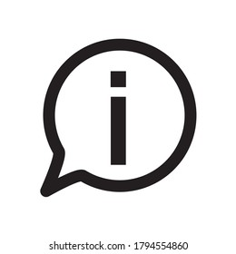 Diseño de la Ilustración del vector de símbolos de información
