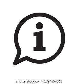 Information Sign Icon Vector Illustration Design